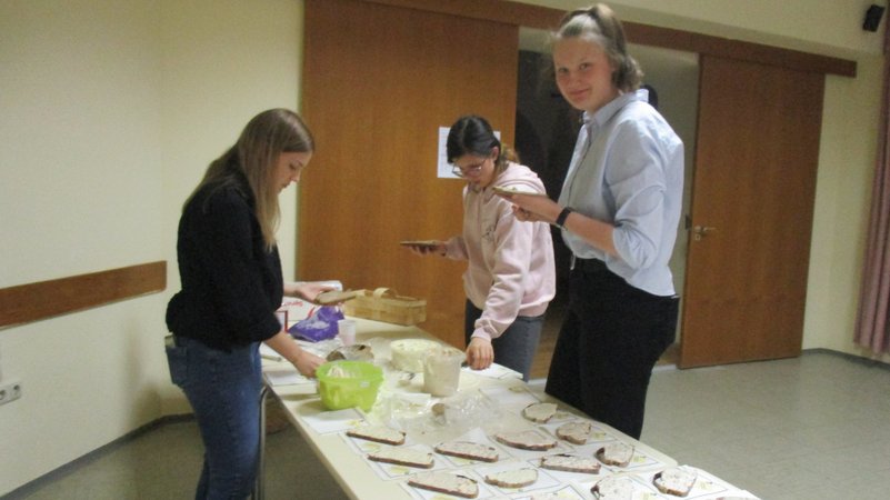 Agape nach der Osternacht