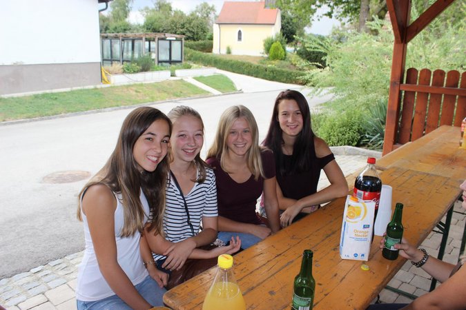 Dankeschönessen mit Seilziehen